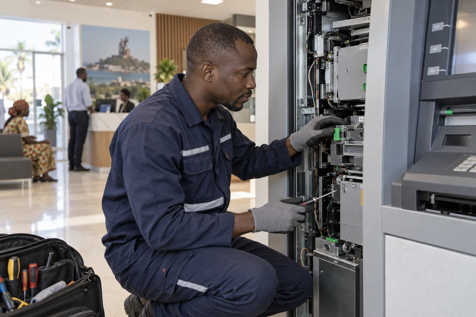 Maintenance GAB / DAB à Dakar